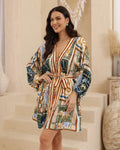 Printed Mini Dress