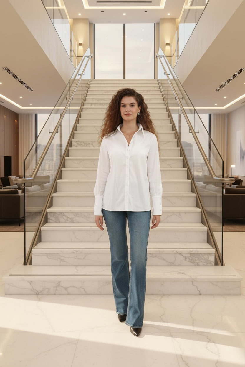 Essential White Cotton Shirt