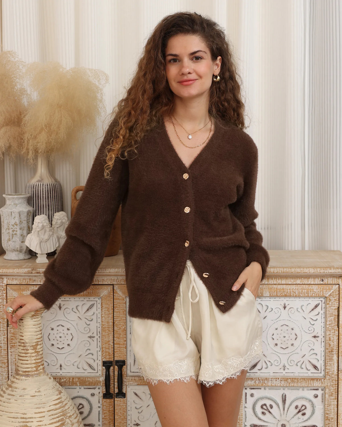 Brown Cardigan