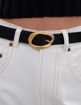 Lesley Skinny leather Belt
