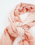 Pink Stripe Scarf-Sarong