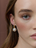 Layla Pearl Ball Earrings