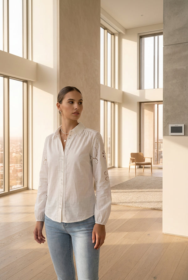 Ava Embroidered Shirt