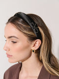 Black Diamante Bow Headband