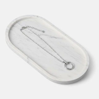 Short Silver Double Ring Necklace