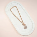 Rose Gold Coin Necklace