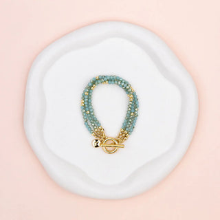 Quartz 3 Strand Bracelet Three Choices