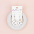 Silver Pearl earring