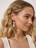 Emigo Pearl 18K Gold Plated Earrings
