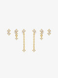 Stacker Earring Gold Set