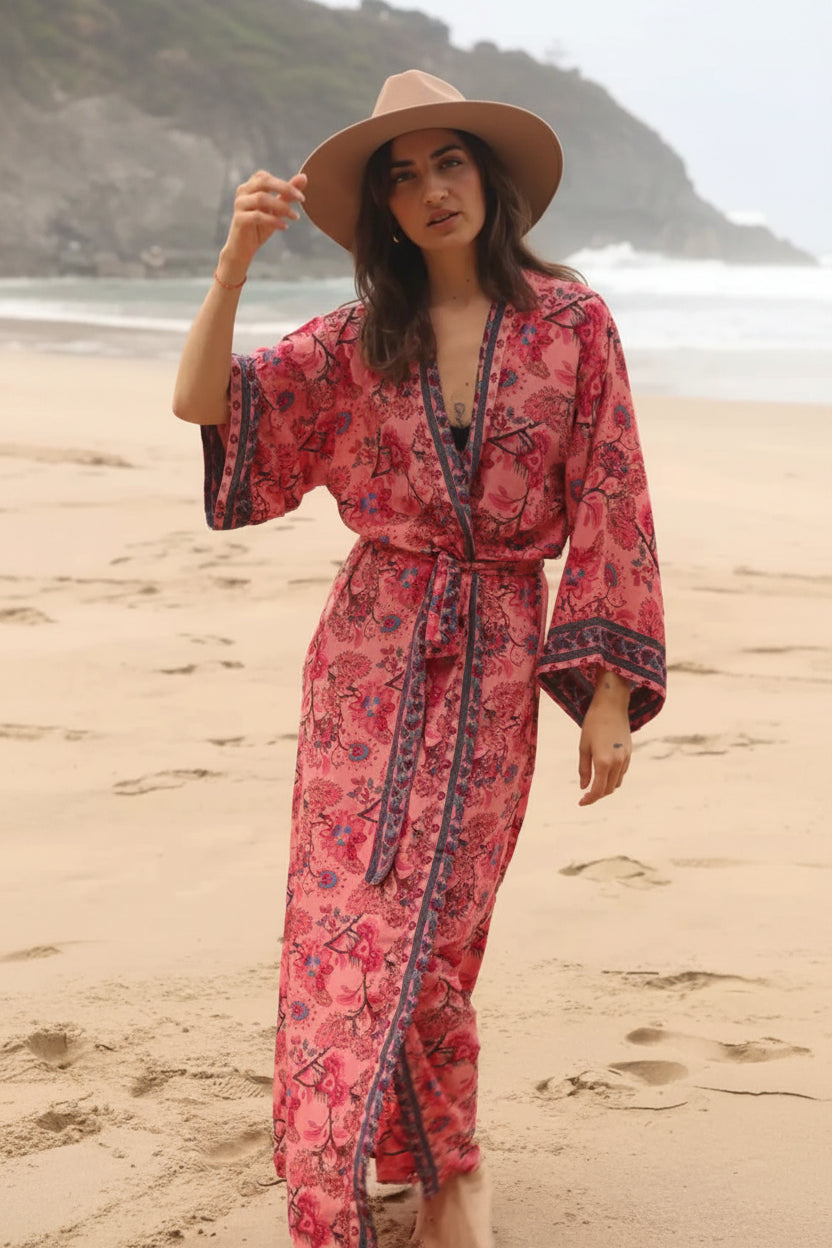 Long-Line Cape Dress