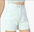 White Denim Short