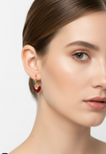 Jules Heart Earrings 18K Gold Plated