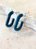 Joanna Acrylic Hoop Earring