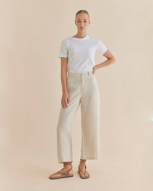 Barossa Linen Pant - Natural: Natural / 16