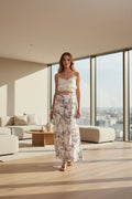 Printed Maxi Skirt