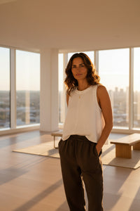 Linen Blend Top