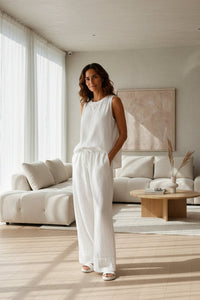 Linen Blend Top