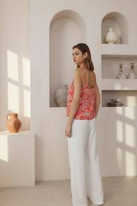 Red print Cami