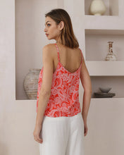 Load image into Gallery viewer, Red print Cami