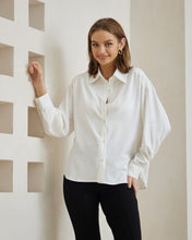 Load image into Gallery viewer, White Button-Down Shirt