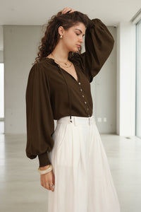 Chocolate Blouse