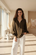Load image into Gallery viewer, Chocolate Blouse