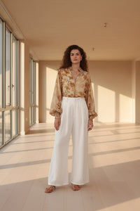 Brown Print Shirt