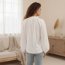 Load image into Gallery viewer, Long Sleeve White Top