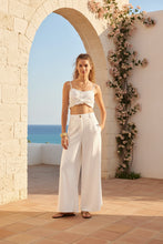 Load image into Gallery viewer, Wide-leg Linen/Silk pants