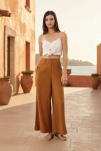 Load image into Gallery viewer, Wide-leg Linen/Silk pants