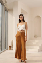 Load image into Gallery viewer, Camel Wide leg Pant