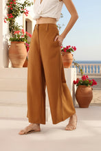 Load image into Gallery viewer, Wide-leg Linen/Silk pants