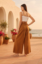 Load image into Gallery viewer, Wide-leg Linen/Silk pants