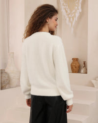White Cardigan