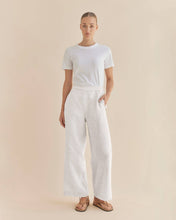 Load image into Gallery viewer, Mabel Linen Pant - White: White / 16