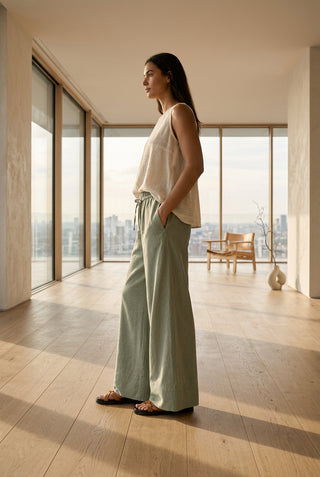 Linen Blend Pants