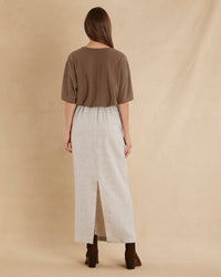 Mabel Linen Skirt - Natural: Natural / 12