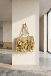 Straw Woven Tote Bag