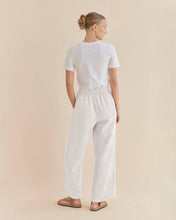 Load image into Gallery viewer, Mabel Linen Pant - White: White / 12
