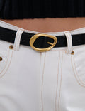 Lesley Skinny leather Belt