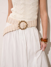 Load image into Gallery viewer, Camine Circle Buckle Straw Belt (Copy)