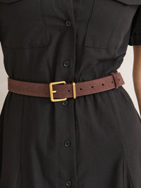 Suede Leather Belt