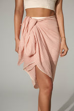Load image into Gallery viewer, Pin Stripe Pink Scarf
