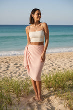 Load image into Gallery viewer, Pin Stripe Pink Scarf