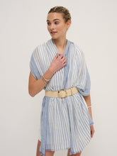 Load image into Gallery viewer, Blue and White Sarong/Scarf