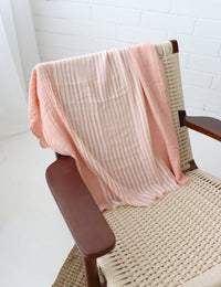 Pink Stripe Scarf-Sarong