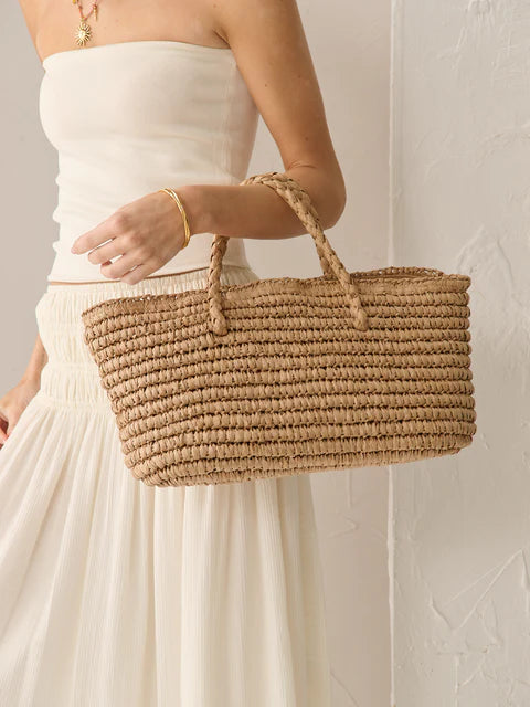 Tressa Straw Beach Bag