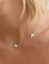 Load image into Gallery viewer, Clover Sterling Silver Plated Necklace