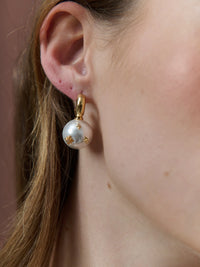 Layla Pearl Ball Earrings